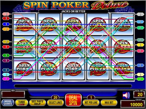 deluxe spin free video poker.